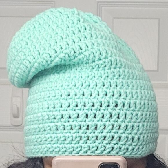 Handmade Crochet Y2k Streetwear Slouchy Beanie - Picture 1 of 1